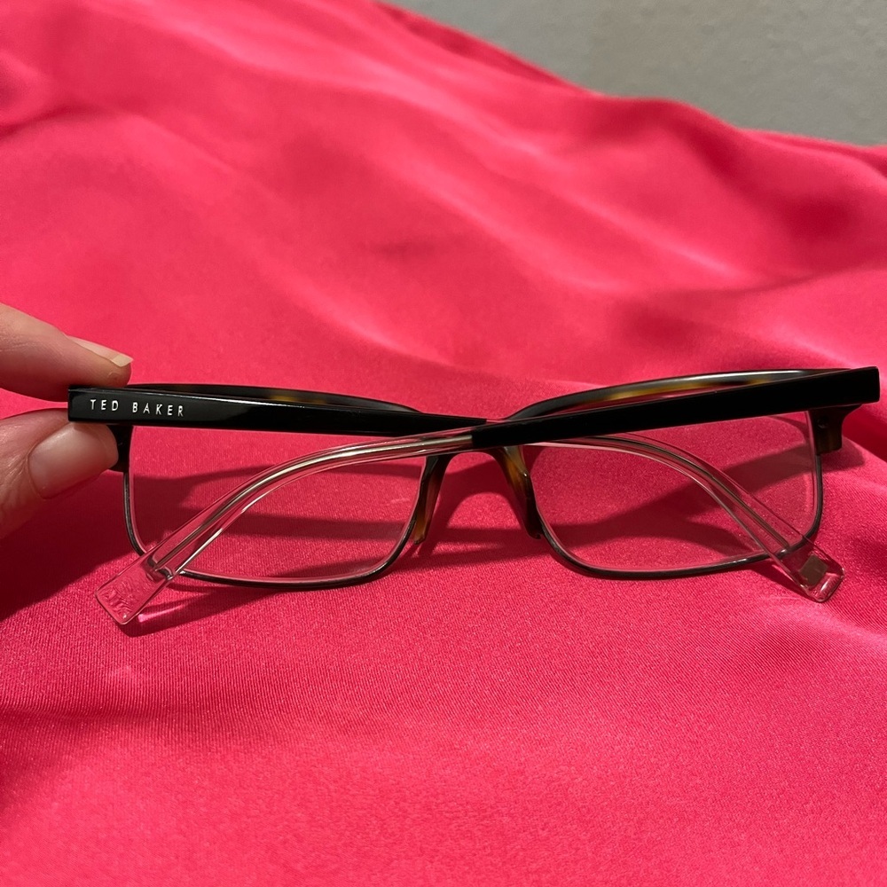 Ted Baker TM506 Eyeglasses Blk - Black Tortoise - Picture 3 of 6